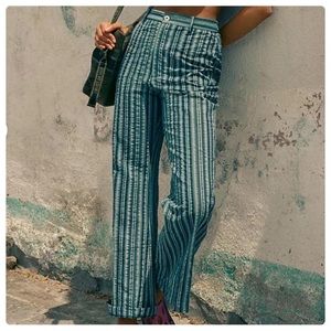 Urban outfitters amelia seersucker flare pant